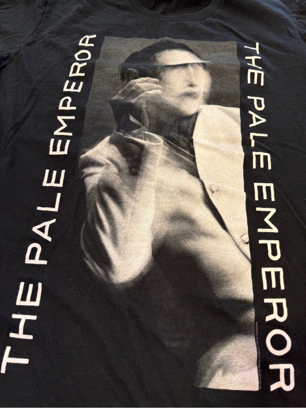 marilyn manson the pale emperor band tee XL black 2015 - Picture 2 of 4
